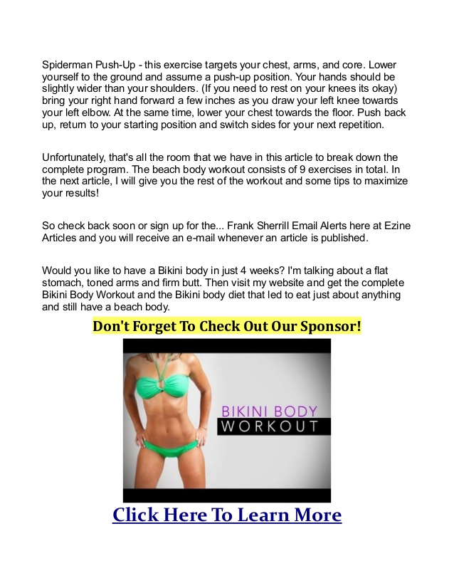 Bikini Body Guide Free Download Dwnloadseattle